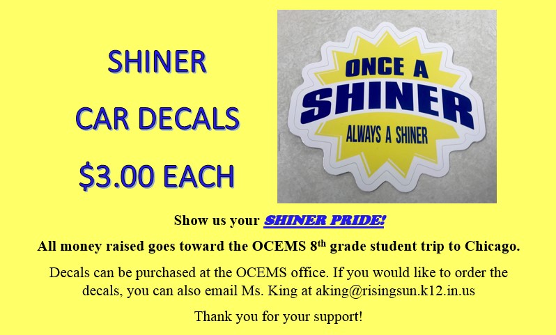 Shiner Car Decals